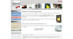 Desktop Screenshot of koch-lagertechnik.com